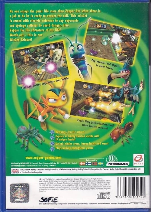 Zapper - PS2 (B Grade) (Genbrug)
